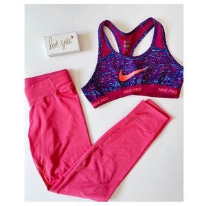{Patagonia & Nike} Patagonia Capilene Bottoms and Nike Pro Sports bra